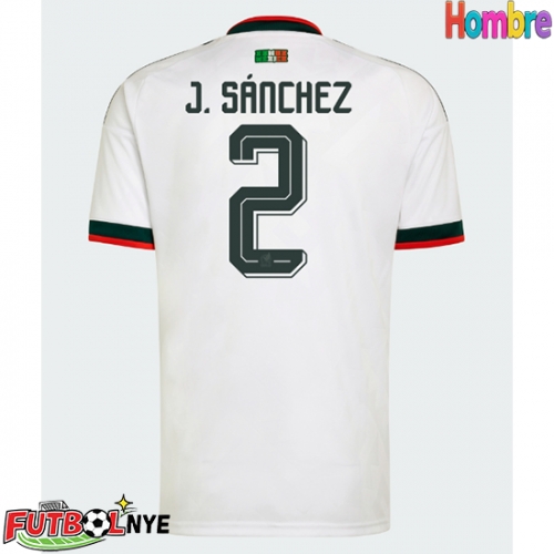 Camiseta México Jorge Sanchez #2 Visitante Equipación Mundial 2026 manga corta